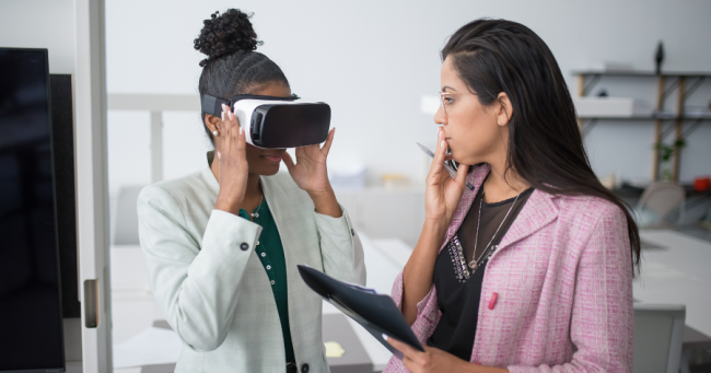 Leren met VR in de zorg