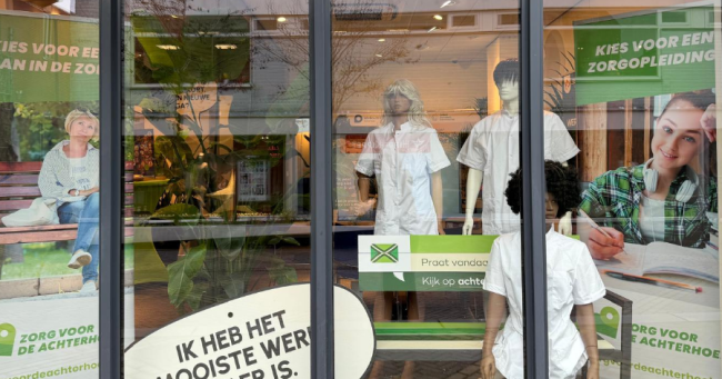 Etalage pop-up store